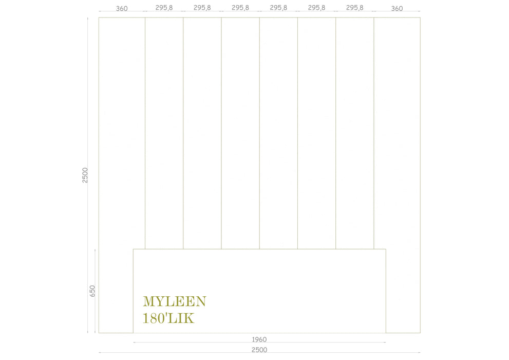 Lit coffre sur mesure Myleen coloris personnalisable H245 cm - Relax Meubles