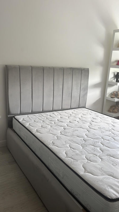 Cadre de lit Polo gris