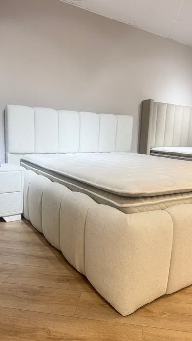 Lit coffre Nuage blanc