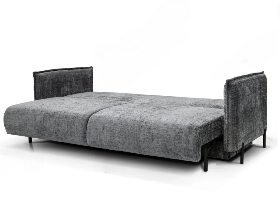 Canapé Convertible en Tissu Marbella Gris Anthracite
