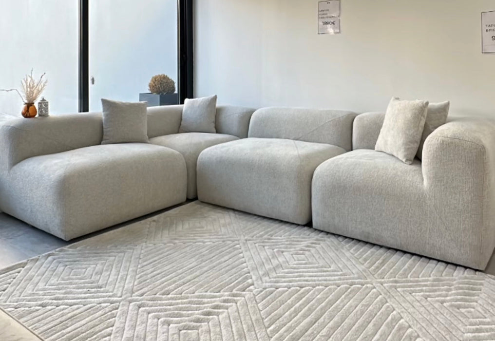 Canapé nuage chenille Modulable