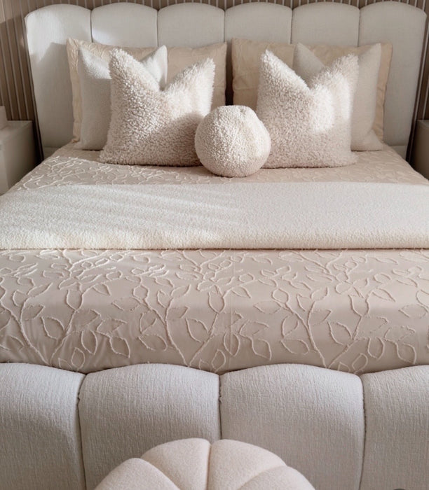 Lit coffre Aliya Blanc