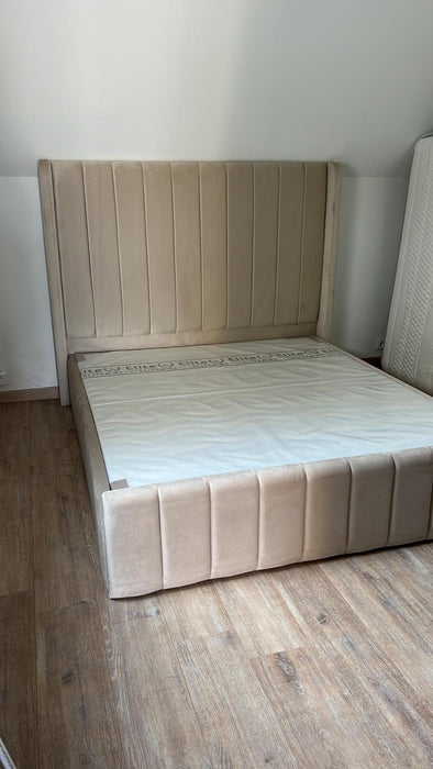 Cadre de lit Tokyo beige blanc cassé