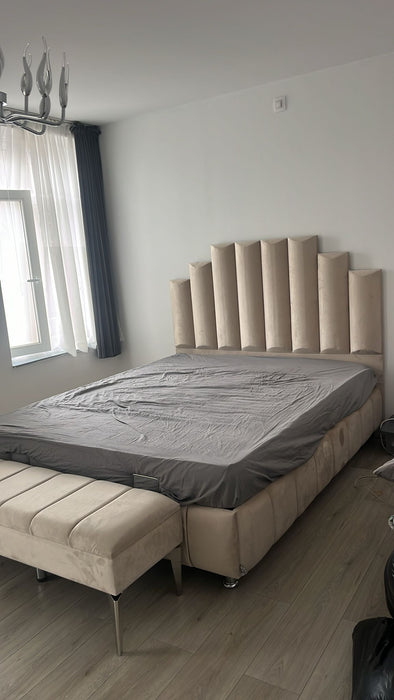 Lit coffre Natura beige