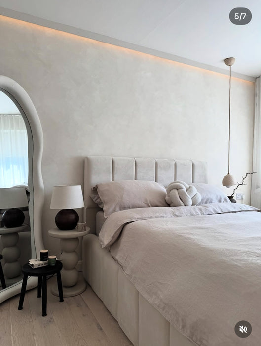Lit coffre Nuage blanc