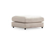 Canapé Julia Modulable Velours Blanc 3+1 Pouf - Relax Meubles