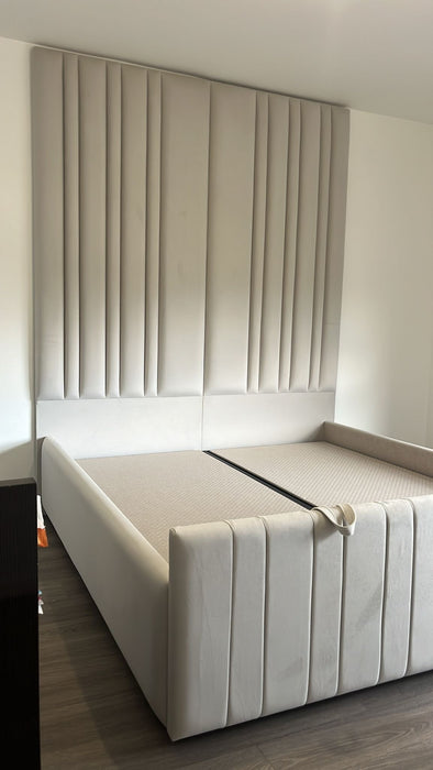 Lit coffre sur mesure Lumio coloris personnalisable H245 cm - Posé au sol