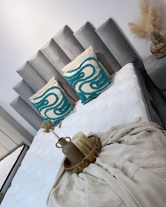 Lit coffre Natura gris