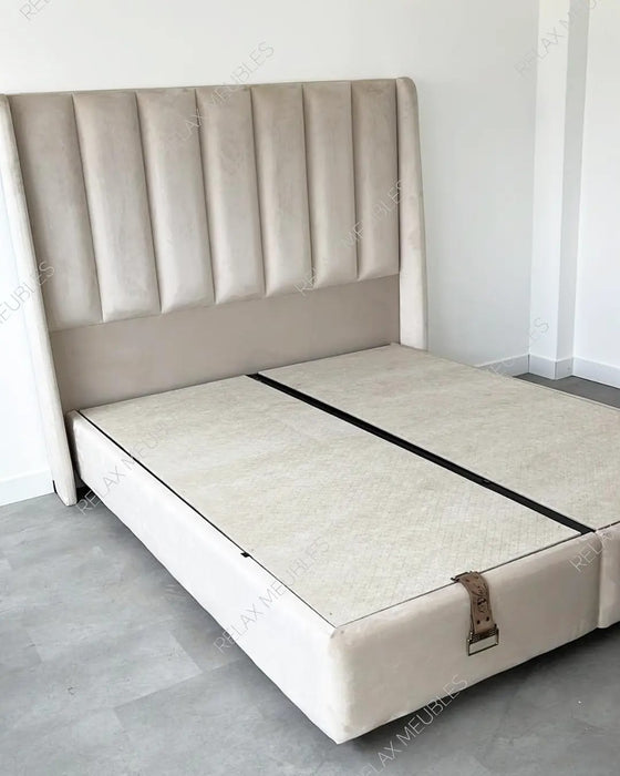 Lit coffre Relax beige