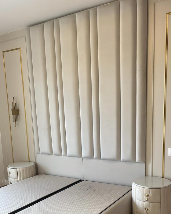 Lit coffre sur mesure Élégance coloris personnalisable H245 cm - Sur pieds