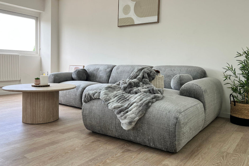 Canapé Cloud Tissu Marbella Gris