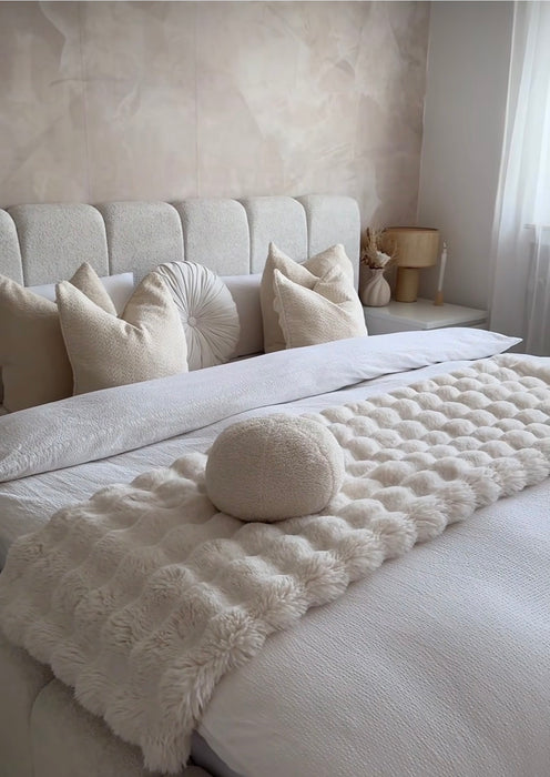 Lit coffre Nuage blanc