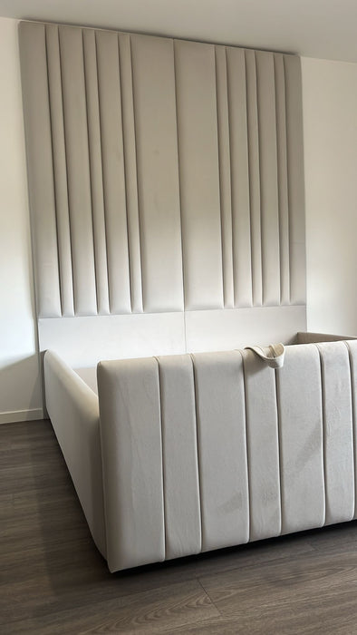 Lit coffre sur mesure Lumio coloris personnalisable H245 cm - Posé au sol