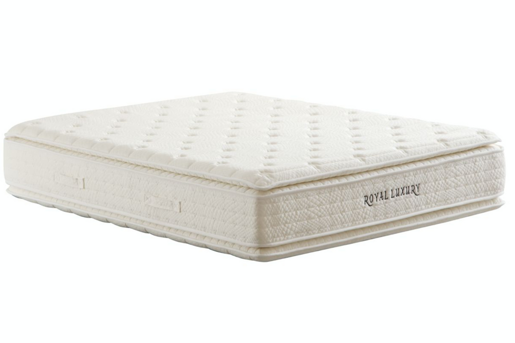 Matelas Royal Ressorts Beige - 36 cm avec surmatelas Intégré