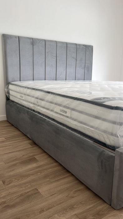 Cadre de lit Polo gris