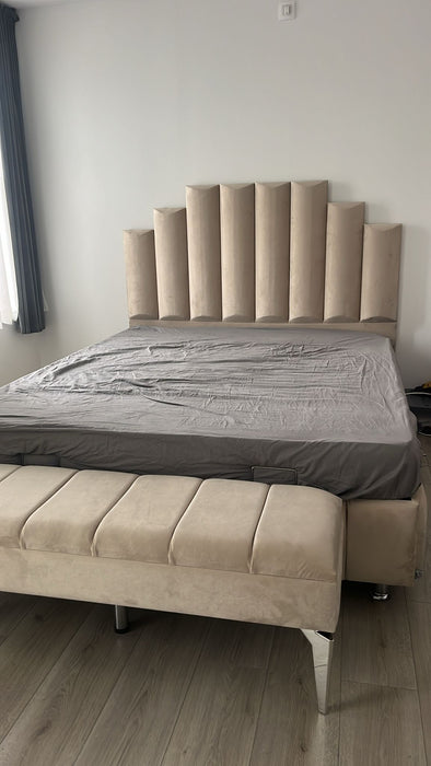Lit coffre Natura beige