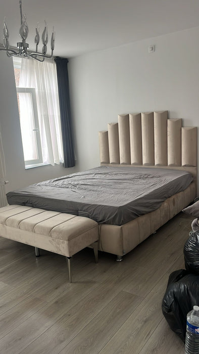 Lit coffre Natura beige