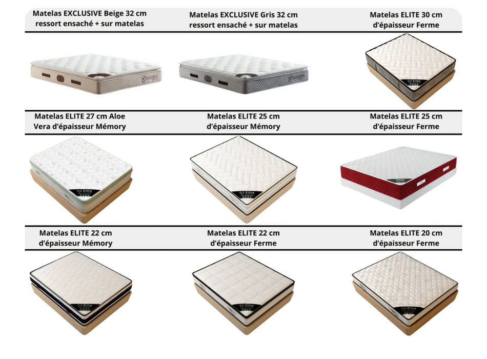 Lit coffre sur mesure Lumio coloris personnalisable H245 cm - Posé au sol