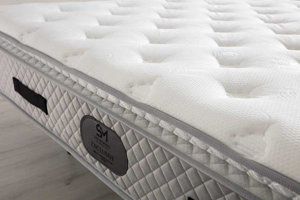 Matelas Exclusif Ressorts Beige - 32 cm avec surmatelas Intégré