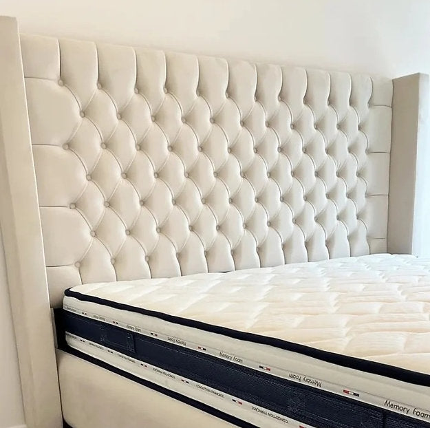 Lit coffre Bianca 140x190 cm 160x200 cm 180x200 cm Velours