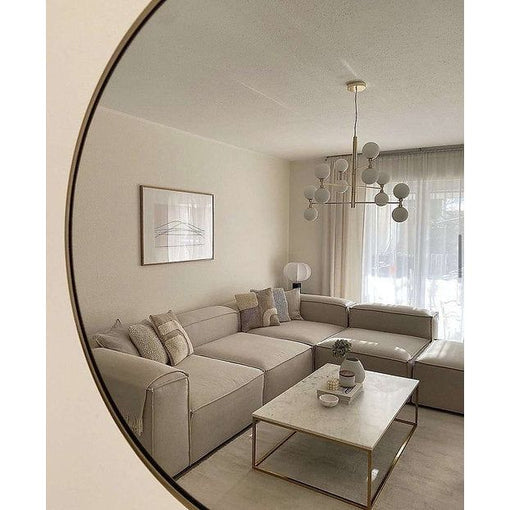 Canapé Élégance Velours Modulable 3+1 Pouf