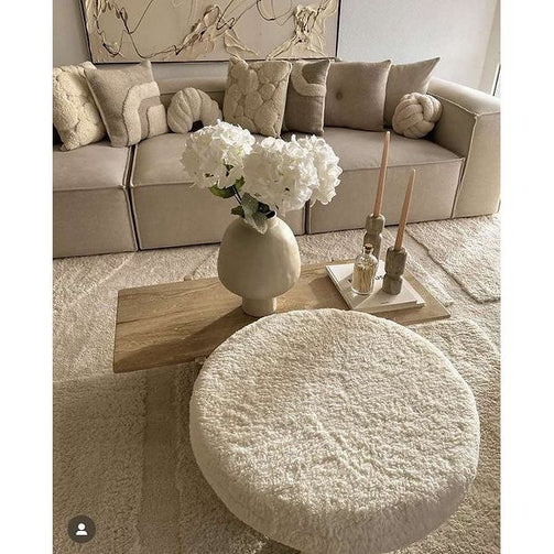 Canapé Élégance Velours Modulable 3+1 Pouf