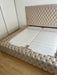 Cadre de lit Royal Beige Velours - Relax Meubles