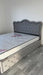 Cadre de lit Venise gris Velours - Relax Meubles